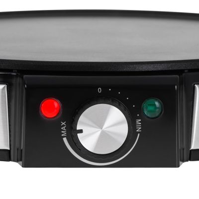 6. Adler AD 3058 urządzenie do smażenia naleśników 1 naleś. 1600 W Czarny, Stal nierdzewna