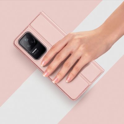 13. Dux Ducis Skin Pro kabura etui pokrowiec z klapką Xiaomi Poco F4 5G niebieski