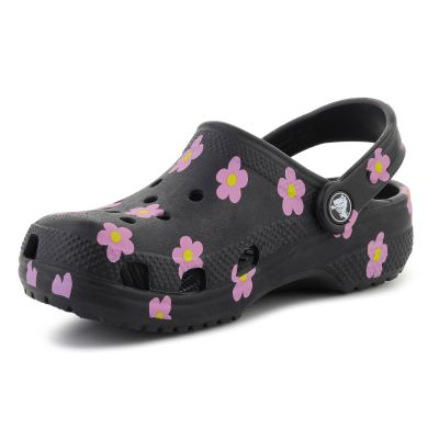 3. CROCS CLASSIC FLOWERR CLOG K BLACK 212670-001