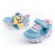 8. Leomil buty sportowe dziecięce sneakersy Stitch lekkie na rzep LED niebieskie
