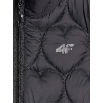 7. Bezrękawnik puchowy z wypełnieniem syntetycznym dziewczęcy 4F 4FJRAW25TVJAF323-20S