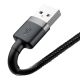 3. Kabel Baseus Cafule USB-A / Lightning 1.5A QC 3.0 2 m - czarny