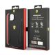 8. Etui Ferrari Leather Stamp Sides na iPhone 14 Plus - czarne