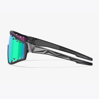 3. SUPACAZ Okulary GALACTIC Czarny mat, Aurora Lazer