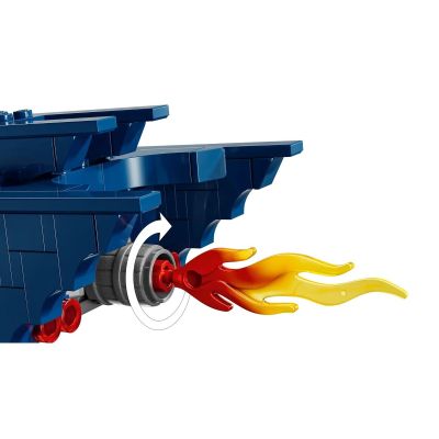 6. LEGO Super Heroes 76274 Batman z batmobilem kontra Harley Quinn i Mr. Freeze