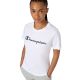 4. Koszulka damska Champion Short Sleeve biała 118428 WW001