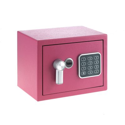 5. Yale Mini Electronic Safe Pink Sejf podstawowy YSV mini różowy