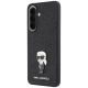 2. Etui Karl Lagerfeld Fixed Glitter Ikonik Logo Metal Pin na Samsung Galaxy A37 5G - czarne