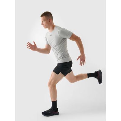 3. Spodenki do biegania szybkoschnące męskie 4F 4FWAW24TFSHM633-22S
