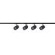 Light Track System Tokio 4xGU10 Black