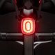 5. Lampka rowerowa tylna Rockbros Q2S LED z inteligentnym systemem stop + kabel USB-C - USB-A - czarna