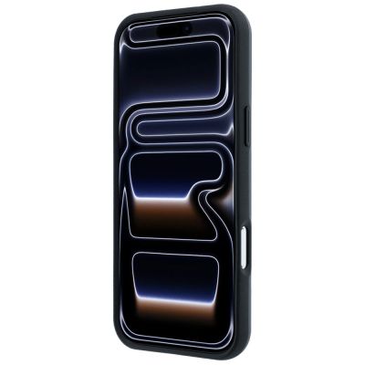 5. Etui Mercedes Leather 3D MagSafe do iPhone 18 Pro / 17 Pro - antracytowe