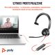 14. Słuchawki Poly Blackwire 3310 Mono Microsoft Teams USB-C