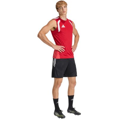 7. Koszulka męska adidas Tiro 26 Competition Sleeveless Jersey czerwona KA7610