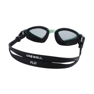 2. Okulary pływackie Crowell GS20 Flo zielono-czarne