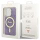 8. Etui Guess 4G MagSafe na iPhone 14 Pro - purpurowe