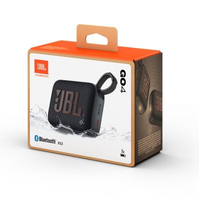 12. JBL GO 4 BLK głośnik przenośny Bluetooth czarny