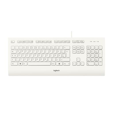 Logitech K280E Pro f/ Business klawiatura Biuro USB QWERTZ Niemiecki Biały