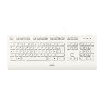 Logitech K280E Pro f/ Business klawiatura Biuro USB QWERTZ Niemiecki Biały