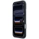 5. Etui BMW M Blue Perfo Metal Logo MagSafe na iPhone 18 Pro / 17 Pro - szare