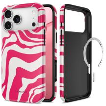 Etui Tech-Protect Lamano MagSafe na iPhone 18 Pro Max / 17 Pro Max - biało-różowe