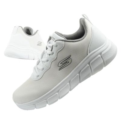 Skechers buty sportowe sneakersy męskie Bobs B Flex modne białe