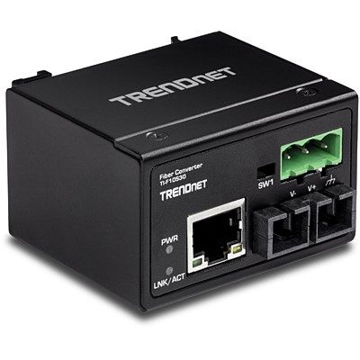 TRENDnet TI-F10S30 - Media konwerter - Ethernet, Fast Ethernet - 10Base-T, 100Base-FX, 100Base-TX - RJ-45 / SC jednomodowy - do 30km - 1310nm