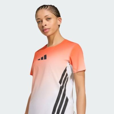 6. Koszulka do biegania damska adidas TERREX Xpr Pro Tee - white/semi impact orange rozmiar: s