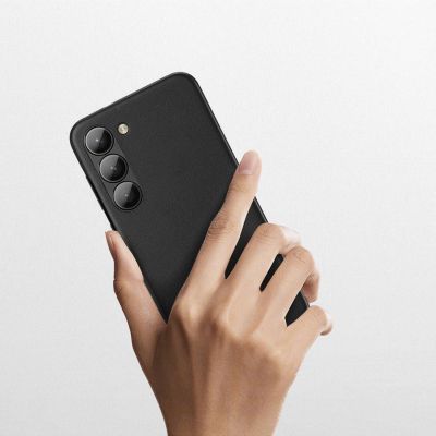 3. Dux Ducis Grit etui Samsung Galaxy S23+ elegancki pokrowiec ze sztucznej skóry czarne