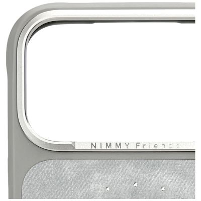 4. Etui Nimmy Lucky Fashion Cat MagSafe na iPhone 17 Pro Max - szare