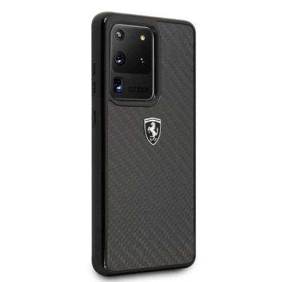 3. Etui Ferrari Carbon Heritage na Samsung Galaxy S20 Ultra - czarne