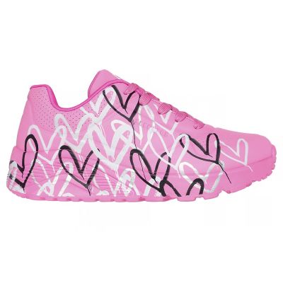6. Buty Skechers x JGoldcrown Uno Lite - Metallic Love Jr 314067L-HPMT