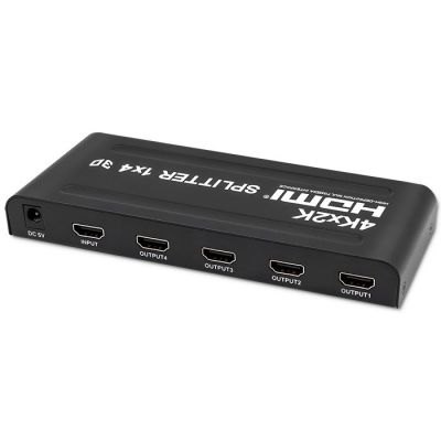 4. QOLTEC ROZDZIELACZ SPLITTER 4XHDMI 4KX2K | 3.4GB/S