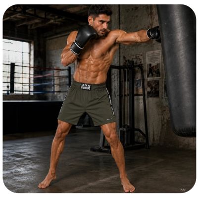 6. Spodenki Shorty MMA ARMY GREEN COMBATWEAR V2 | DBX Bushido
