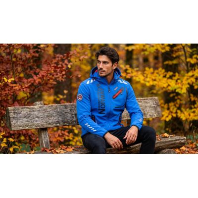 5. Softshell męski Geographical Norway ROYAUTE DB ROYAL BLUE  RED MEN 068 (WY2170H/GN-ROYAL BLUE / RED)