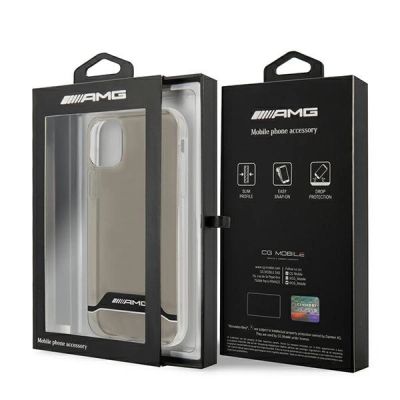 8. Etui AMG Electroplate Black&White na iPhone 11 / XR 6,1" - przezroczyste
