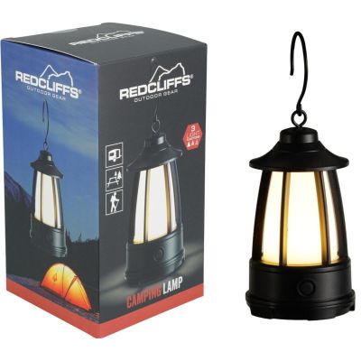 7. LATARKA LAMPA CAMPING BATERIE 15X8X8CM REDCLIFFS