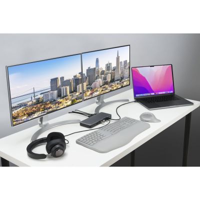 5. Kensington SD5760T - Stacja dokująca - USB-C / USB4 / Thunderbolt 3 / Thunderbolt 4 - 2 x HDMI, Thunderbolt - GigE