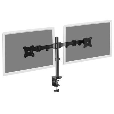 3. Stojak biurkowy do 2 monitorów DIGITUS DA-90349 (biurkowy; 17" - 27"; max. 16 kg)