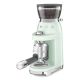 6. Smeg Kaffeem?hle CGF03PGEU, 15 Mahlgrade, 240g Bohnenbeh., 150W, Hellgr?n