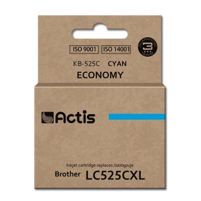 Actis KB-525C Tusz (zamiennik Brother LC525C; Standard; 15 ml; niebieski)