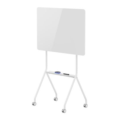 8. Mobilna tablica suchościeralna Ergo Office, orientacja pozioma, biała, jednostronna, z półką, wymiary tablicy 1190x790mm, ER-306
