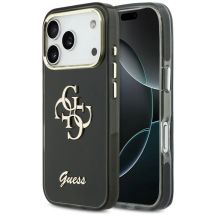 Etui Guess IML 4G Script Metal do iPhone 17 Pro Max - czarne