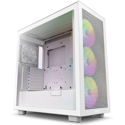 13. NZXT OBUDOWA H7 FLOW RGB MIDI TOWER Z OKNEM BIAŁA (2024)