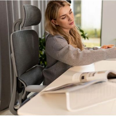 6. Fotel biurowy Visioner 8.3 Grey N