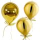BOMBKA FORMÓWKA PLASTIKOWA BEZPIECZNA BALON ŚR 20CM - ZŁOTY