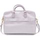 3. Torba Guess Triangle 4G na laptopa 16" - fioletowa