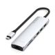 8. Satechi USB-C 7-w-1 Slim Multi Port Adapter Ethernet Srebrny