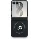 2. Etui Karl Lagerfeld Karl&Choupette Pins MagSafe na Samsung Galaxy Z Flip 8 - czarne