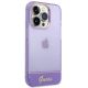 4. Etui Guess Translucent na iPhone 14 Pro Max - fioletowe